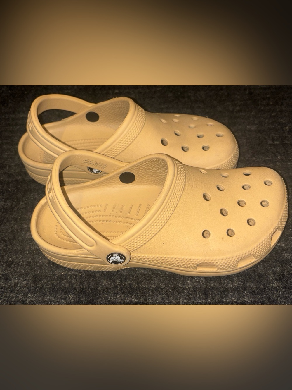 Kids Tan Comfort Clog - Breathable Slip-On Shoe